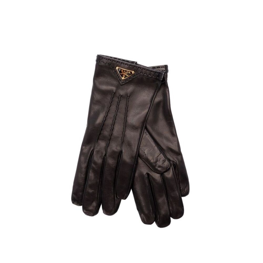 Prada Women Leather Gloves
